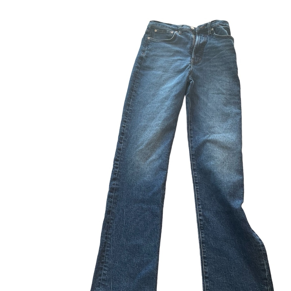 Madewell Women's Straight Leg Jeans - Dark Blue 27 Tall